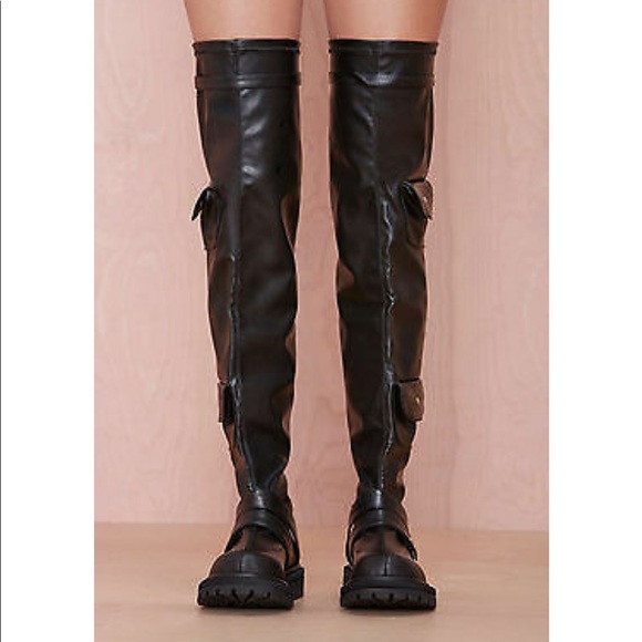 Jefferey Campbell REBEL YELL size 7.5 BLACK - Picture 2 of 10